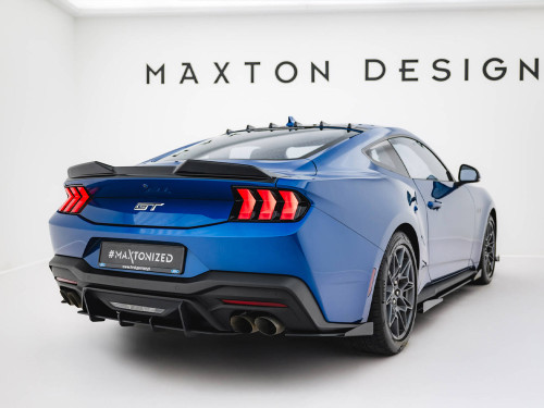 Maxton Street Pro Rear Side Splitters + Flaps Ford Mustang GT Mk7