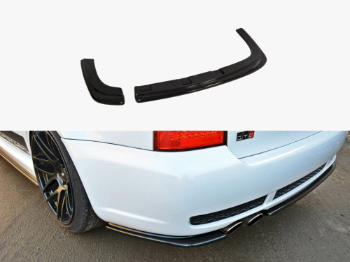 Maxton Rear Splitter Audi RS4 B5 - Textured