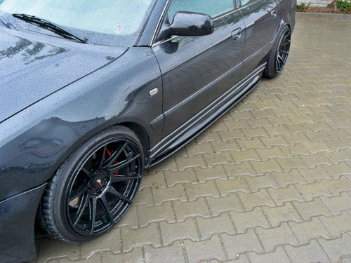 Maxton Side Skirts Diffusers Audi S4 B5 - Textured