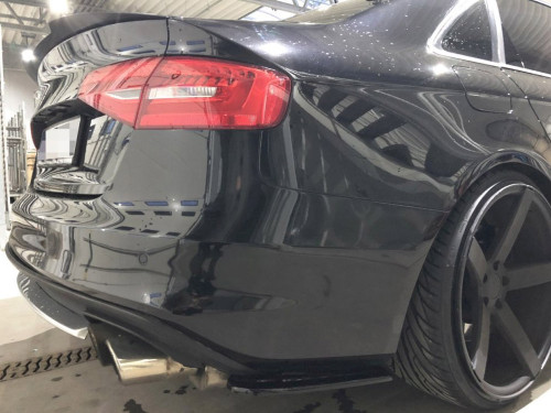 Maxton Rear Side Splitters Audi S4 B8 Facelift (2012-UP) - Textured