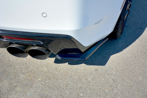 Maxton Rear Side Splitters Chevrolet Camaro 6TH-GEN. Phase-i 2SS Coupe (2016-18) - Carbon Look