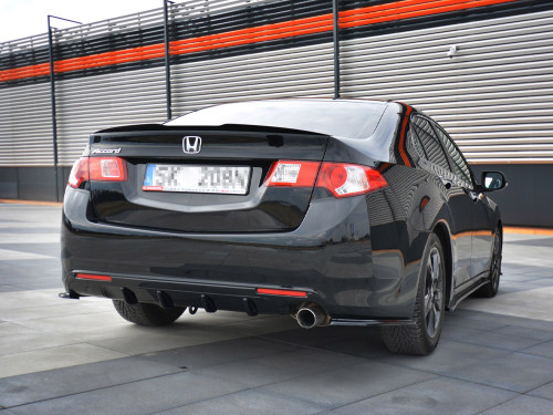 Maxton Rear Side Splitters Honda Accord MK8 (Cu-series) Pre-facelift Sedan (2008-2011) - Carbon Look
