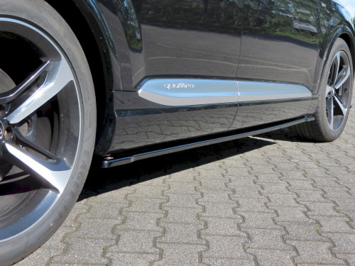 Maxton Side Skirts Diffusers Audi SQ7 / Q7 S-Line Mk2 - Textured