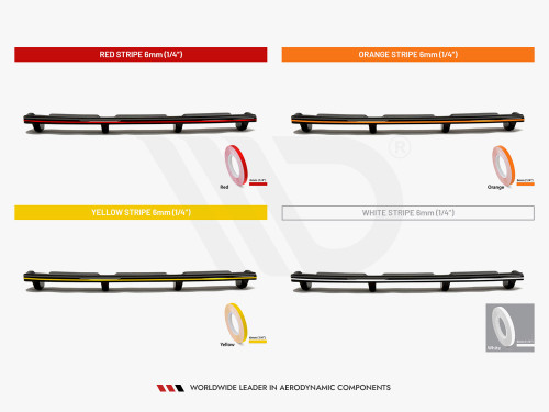 Maxton Central Rear Splitter Skoda Octavia VRS MK3/ MK3.5 Hatchback/ Estate - Carbon Look