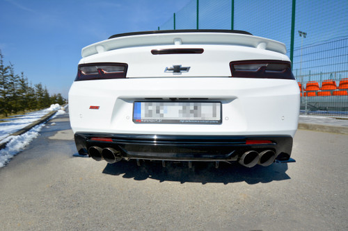 Maxton Rear Diffuser Chevrolet Camaro 6TH-GEN. Phase-i 2SS Coupe - Carbon Look