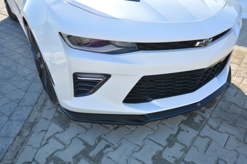 Maxton Front Splitter V.2 Chevrolet Camaro 6TH-GEN. Phase-i 2SS Coupe (2016-18) - Carbon Look