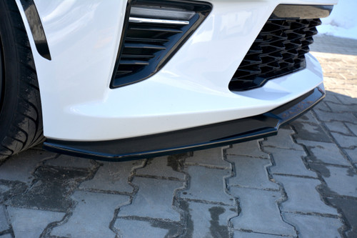 Maxton Front Splitter V.2 Chevrolet Camaro 6TH-GEN. Phase-i 2SS Coupe (2016-18) - Carbon Look