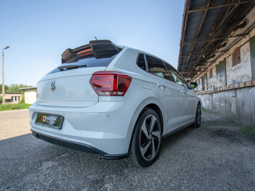 Maxton Rear Side Splitters Volkswagen Polo GTI Mk6 - Textured