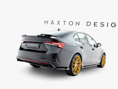 Maxton Rear Side Splitters V.6 Skoda Octavia RS Liftback / Estate Mk4 / Mk4 Facelift