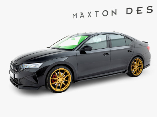 Maxton Side Skirts Diffusers V.4 Skoda Octavia RS Liftback / Estate Mk 4 Facelift