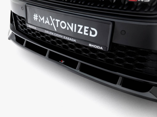 Maxton Front Splitter V.2 Skoda Octavia RS Liftback / Estate Mk4 Facelift Maxton Front Splitter V.2 Skoda Octavia RS Liftback / Estate Mk4 Facelift
