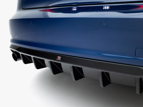 Maxton Rear Valance Audi A3 Sedan 8V (Version with single exhaust tips on one side)
