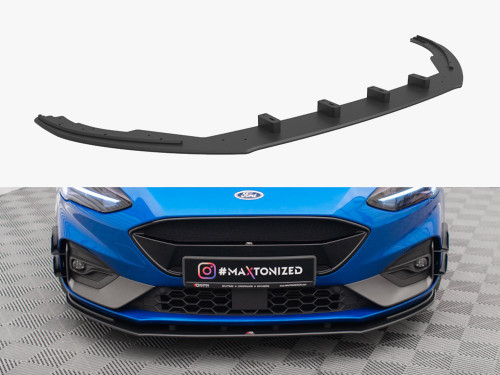 Maxton Street PRO Front Splitter Ford Focus ST / ST-Line Mk4 - Black-Red