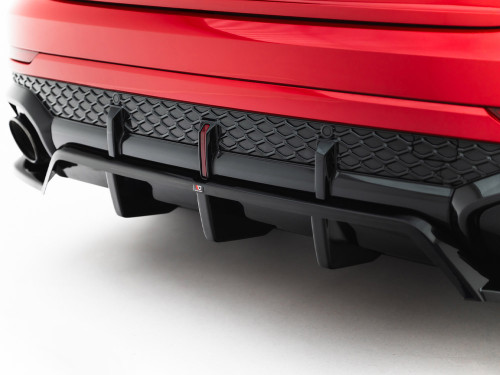 Maxton Rear Splitter (Vertical Bars) Audi RSQ8 Mk1 Facelift