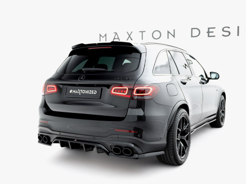 Maxton Rear Splitter (Vertical Bars) Mercedes-AMG GLC 43 SUV X253 Facelift