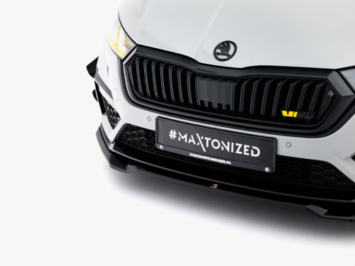 Maxton Front Splitter V.4 Skoda Octavia RS Mk 4