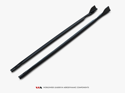Maxton Side Skirts Diffusers V.4 Volkswagen Golf R Mk8 / Mk8 Facelift