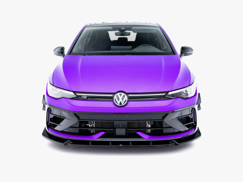 Maxton Front Splitter V.3 Volkswagen Golf R Mk8 Facelift