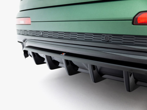 Maxton Rear Splitter (Vertical Bars) Audi Q7 S-Line Mk2 Facelift
