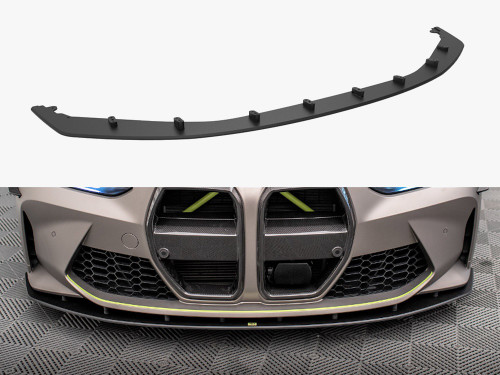Maxton Street PRO Front Splitter BMW M4 G82 / M3 G80 - Black-Red