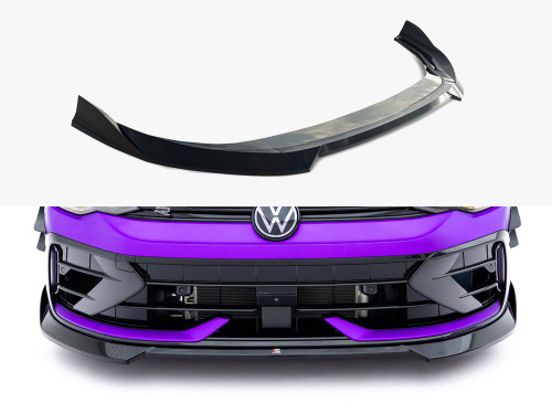 Maxton Front Splitter V.4 Volkswagen Golf R Mk8 Facelift