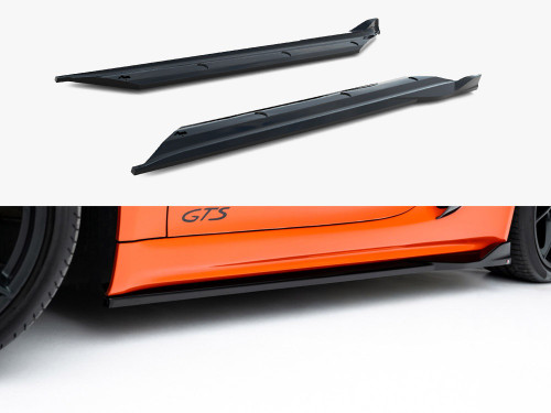 Maxton Side Skirts Diffusers V.2 Porsche 718 Cayman GTS 982c