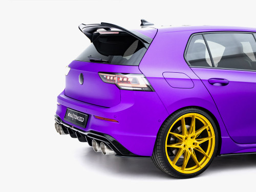 Maxton Street PRO Rear Side Splitters V.2 Volkswagen Golf R Mk8 / Mk8 Facelift