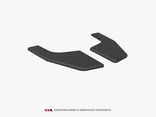 Maxton Street PRO Rear Side Splitters V.2 Volkswagen Golf R Mk8 / Mk8 Facelift