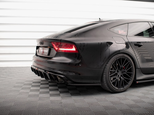 Maxton Rear Side Splitters Audi A7 S-Line C7