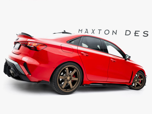 Maxton Street PRO Side Skirt Diffusers + Flaps Audi RS3 Sedan 8Y Facelift