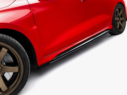 Maxton Street PRO Side Skirt Diffusers + Flaps Audi RS3 Sedan 8Y Facelift