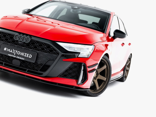 Maxton Street PRO Front Splitter Audi RS3 Sedan 8Y Facelift