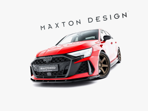 Maxton Front Splitter V.1 Audi RS3 Sedan 8Y Facelift