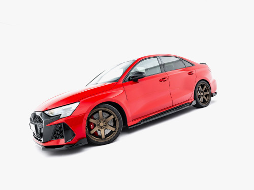 Maxton Side Skirts Diffusers V.2 Audi RS3 Sedan 8Y / 8Y Facelift