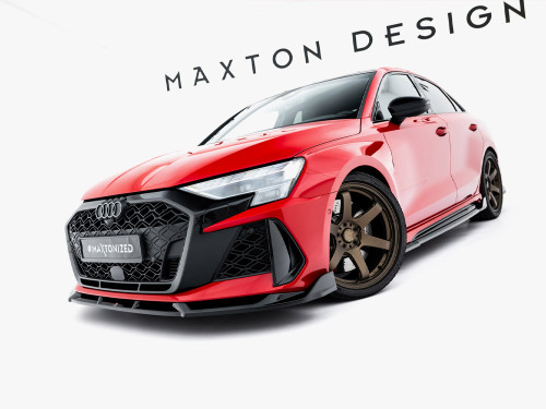 Maxton Front Splitter V.3 Audi RS3 Sedan 8Y Facelift