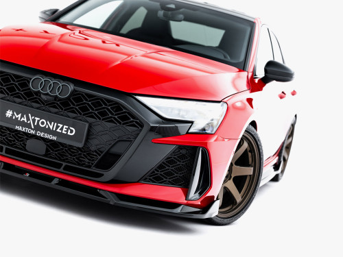 Maxton Front Splitter V.3 Audi RS3 Sedan 8Y Facelift