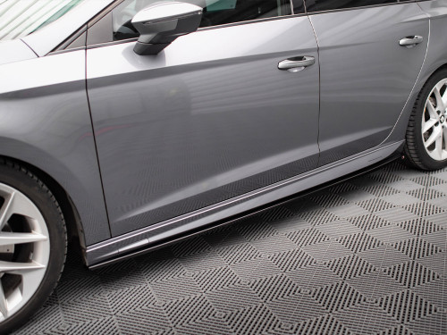 Maxton Side Skirts Diffusers V.5 Seat Leon Cupra / FR / Standard Mk3 / Mk3 Facelift