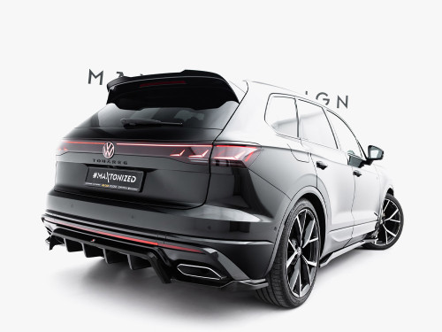 Maxton Rear Splitter (Vertical Bars) Volkswagen Touareg R-Line Mk3 Facelift