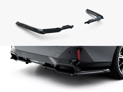 Maxton Rear Splitter (Vertical Bars) V.1 BMW 5 / i5 M-Pack Sedan / Touring G60 / G61