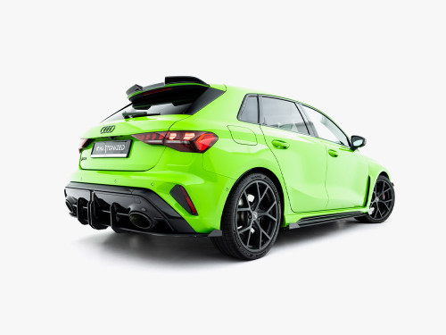 Maxton Street PRO Rear Diffuser + Flaps Audi RS3 Sportback 8Y Facelift