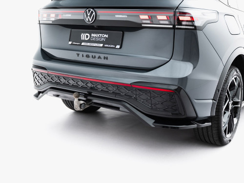 Maxton Rear Splitter (Vertical Bars) Volkswagen Tiguan R-Line Mk3 Maxton Rear Splitter (Vertical Bars) Volkswagen Tiguan R-Line Mk3