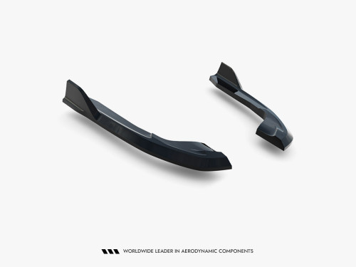 Maxton Rear Side Splitters V.2 Volkswagen Golf R Variant Mk8 Facelift