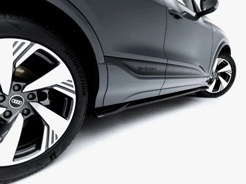Maxton Side Skirt Diffusers Audi Q6 e-tron Standard / S-Line / SQ6 e-tron SUV / Sportback Mk1