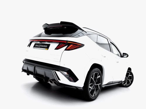 Maxton Rear Splitter (Vertical Bars) Hyundai Tucson N-Line Mk4 Facelift