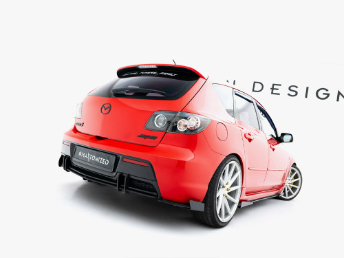 Maxton Street PRO Rear Diffuser Mazda 3 MPS Mk1 EU Version
