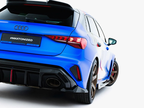 Maxton Rear Side Splitters V.3 Audi RS3 Sportback 8Y Facelift