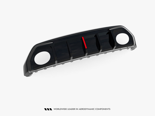Maxton Rear Valance Audi RS3 8Y Sportback 8Y Facelift (Version with original reflector)