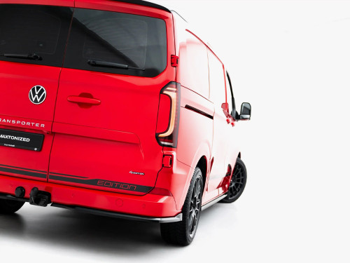Maxton Rear Splitter (Vertical Bars) Volkswagen Transporter T7