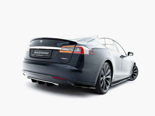 Maxton Rear Side Splitters V.2 Tesla Model S Mk1