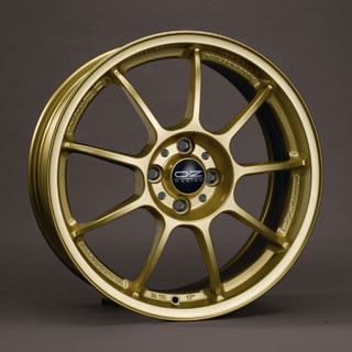 OZ Racing ALLEGGERITA HLT 5F RACE GOLD - 17x8 - 5x100 - CB: 68 - ET35